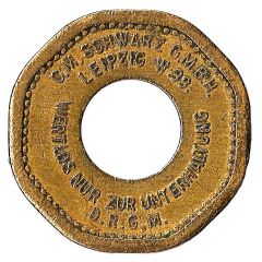 Token - C.M. Schwarz G.M.B.H. Leipzig