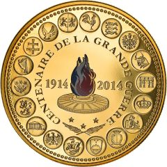 Token - L`Europe des XXVIII Centenary of the great war 1914-2014