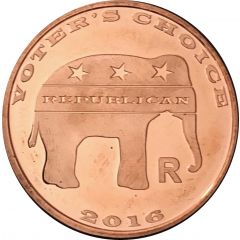 1 oz Copper Voter`s Choice - 2016