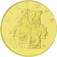 25 Litai Lithuanian Sąjūdis