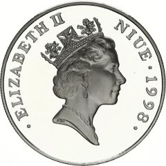5 Dollars - Elizabeth II Silver Wedding