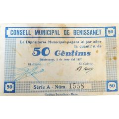 50 Céntimos Benissanet