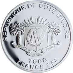 1000 Francs CFA Soleil Royal