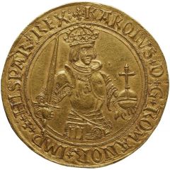 Gold Real Large pattern - Charles V