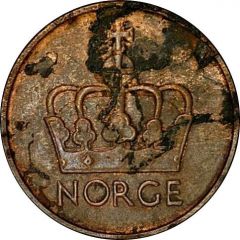 5 Øre - Olav V Pattern