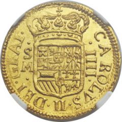 4 Escudos - Carlos II Seville