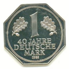 1 Deutsche Mark 40 Years Anniversary