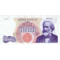 1000 Lire Verdi - 1st type