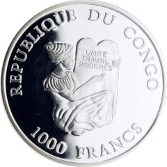 1000 Francs CFA Portuguese Merchant Ships