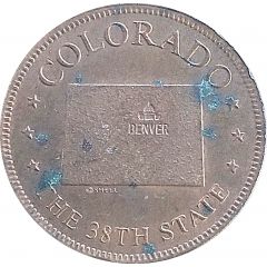 Token - Shell’s States of the Union Coin Game, Version 1 Colorado