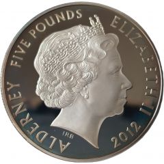5 Pounds - Elizabeth II Diamond Jubilee - Head of Armed Forces, Silver Proof