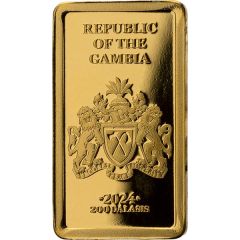 200 Dalasis Elephants Gold Bar