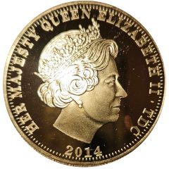 1 Crown - Elizabeth II WWI, over the top