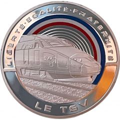 Les Fleurons français - Le TGV Cupronickel