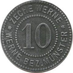 10 Pfennig - Werne Zeche Werne