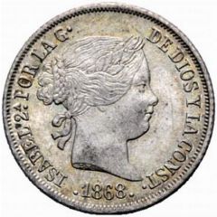 20 Centimos de Escudo - Isabel II