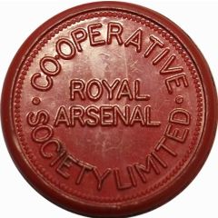 Token - 1 Pound Royal Arsenal Co-Operative Society