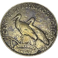 Jeton souvenir - Monnaie de Paris - Centre de réintroduction Hunawihr