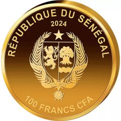 100 Francs CFA 2024 European Football Championship