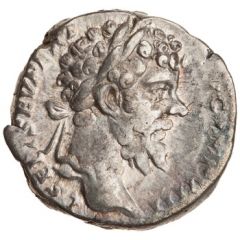 Denarius - Septimius Severus P M TR P IIII COS II P P, Victory