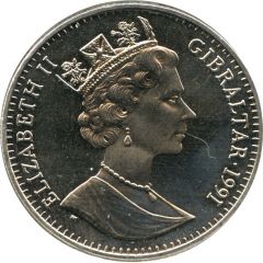 1 Crown - Elizabeth II Princess Diana
