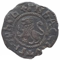 Dinar - Đurađ Branković Lion, Christ