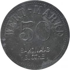50 Pfennig - Glöthe Saxonia AG