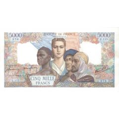 5000 Francs - Empire Français type 1942