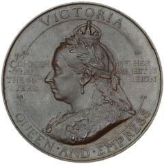Medal - Victoria Diamond Jubilee; `Heirs to the Throne`, bronze