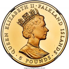 5 Pounds - Elizabeth II Royal Wedding