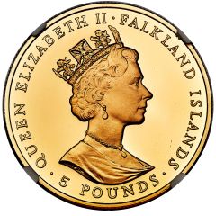 5 Pounds - Elizabeth II Royal Wedding