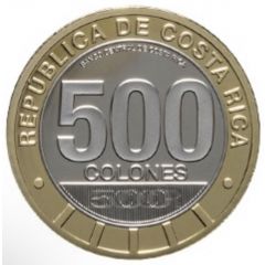 500 Colones Abolition of the Costa Rican Army, Coloured