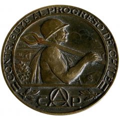 Medal - Huachipato Steel Plant Inauguration