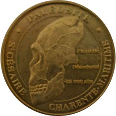 Tourist token - Monnaie de Paris - Saint-Césaire - Paléosite le crâne de Pierrette