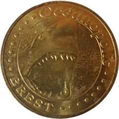 Monnaie de Paris Tourist Token - Brest Océanopolis - Le requin blanc