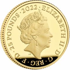 25 Pounds - Elizabeth II Harry Potter, Gold Proof