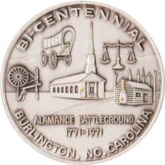 Token - Bicentennial Battle of Alamance Burlington, North Carolina