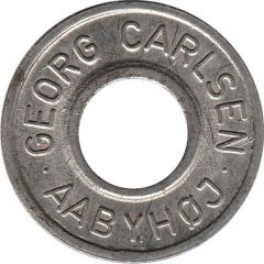 25 Spillemærke - Georg Carlsen Aabyhøj