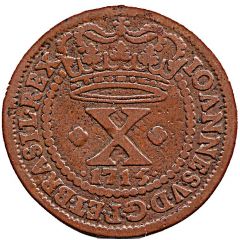 10 Réis - Joao V Lisbon mint