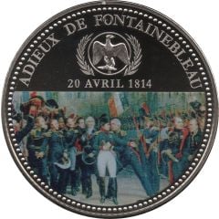 Token - Napoleon Adieux de Fontainebleau