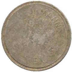 1 Dollar - Bormann Gen. Mdse. Wesley, Texas