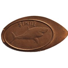 Elongated Coin - Sea Life Shark