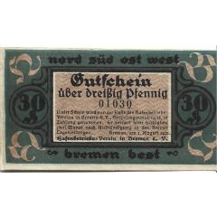 30 Pfennig Hafenbetriebs-Verein