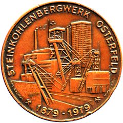 Medal - 100th year of coal mine in Osterfeld