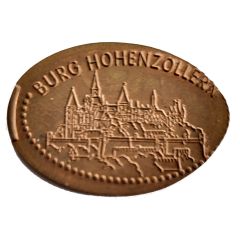 Elongated coin - Burg Hohenzollern