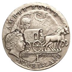1 Dollar - Elizabeth II - Amber route: Elbląg