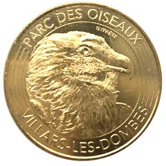 Monnaie de Paris Tourist Token - Villars-les-Dombes Parc des Oiseaux – Gypaète
