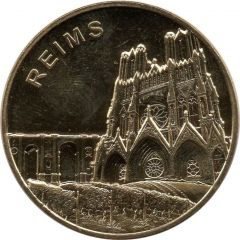 Jeton Touristique - Monnaiede Paris - Reims - Porte de Mars - Cathédrale - Vignoble