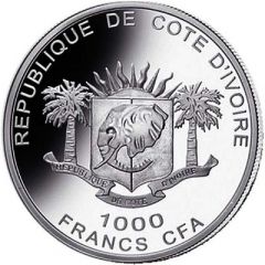 1000 Francs CFA Canonisation of Mother Teresa