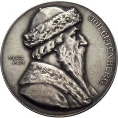 500th anniversary of Johannes Gutenberg Inventor of modern book printing and the printing press